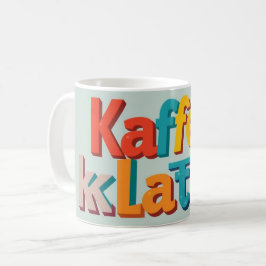 Kaffeeklatsch Persoonlijke Duitse Koffie Sociale Koffiemok