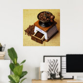 Kaffeemühle Poster (Thuiskantoor)
