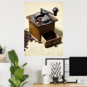 Kaffeemühle Poster (Thuiskantoor)