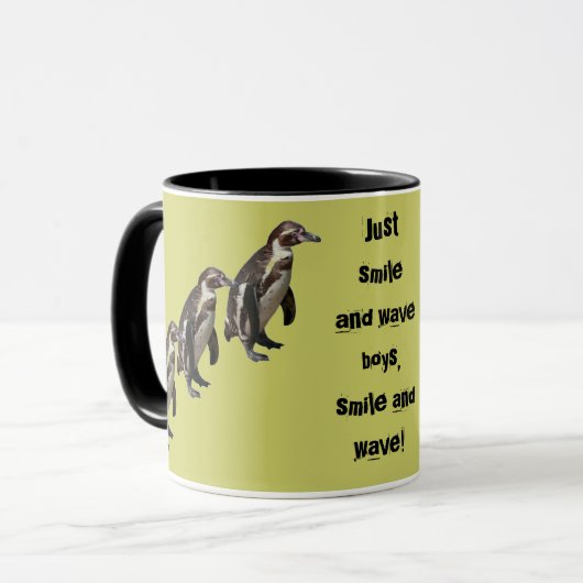 Kaffeetasse Pinguin 01 Mok (Voorkant links)