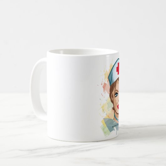 Kaffeetasse - Schwester mit Herz Koffiemok (Voorkant links)