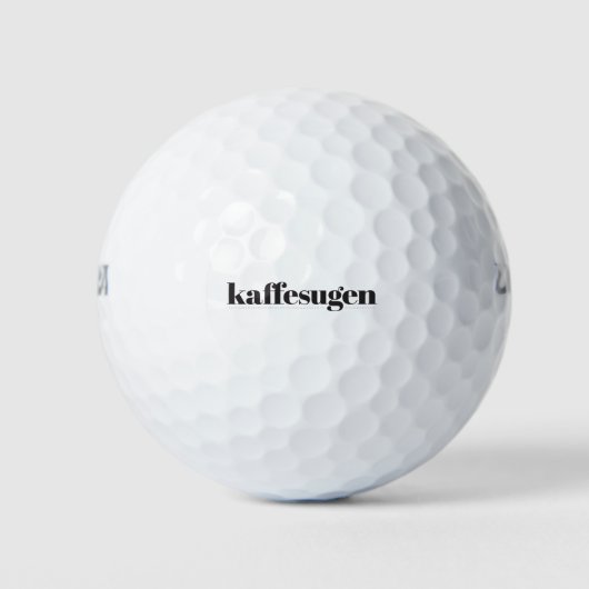 Kaffesugen Golf Ball Golfballen (Voorkant)