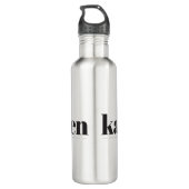 Kaffesugen Roestvrij stalen flesje Waterfles (Achterkant)