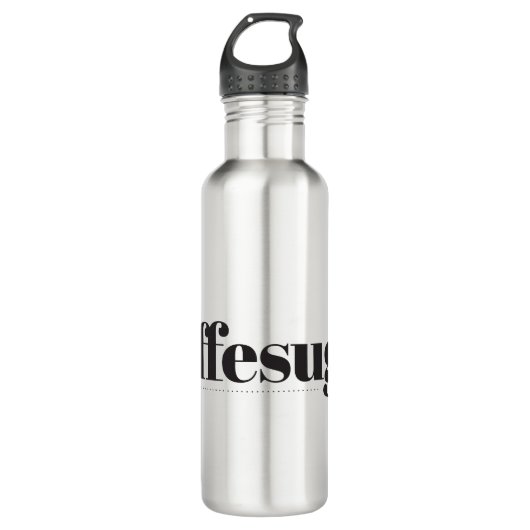 Kaffesugen Roestvrij stalen flesje Waterfles (Voorkant)