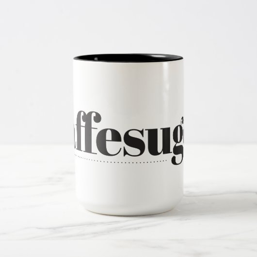 Kaffesugen Two-tone Coffee Mok (Center)