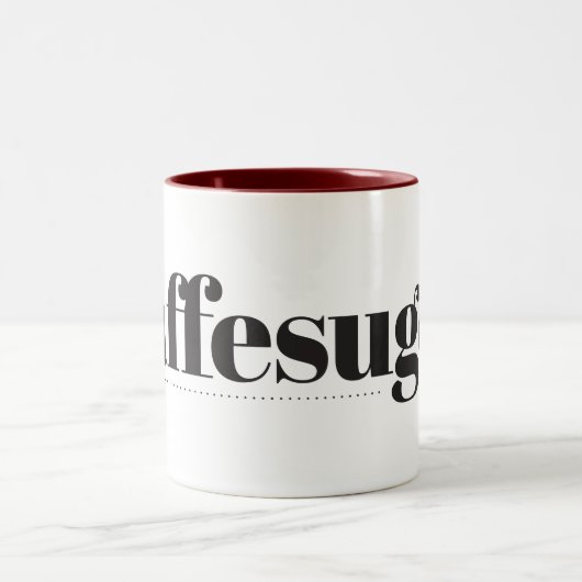 Kaffesugen Two-tone Coffee Mok (Center)