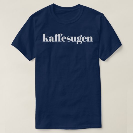 Kaffesugen White T-shirt (Design voorkant)