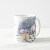 Kaffetasse Weihnachts-Pferdebild Koffiemok (Voorkant rechts)