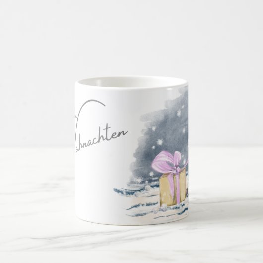 Kaffetasse Weihnachts-Pferdebild Koffiemok (Center)