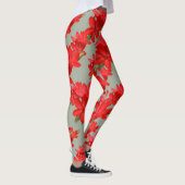 Kaffir Lily/River Lily/Hesperantha Coccinea Leggings (Rechts)