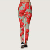 Kaffir Lily/River Lily/Hesperantha Coccinea Leggings (Achterkant)