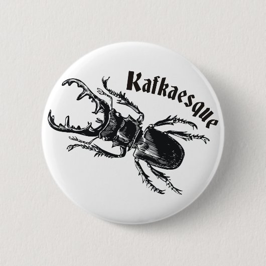 Kafkaesque Ronde Button 5,7 Cm (Voorkant)