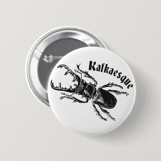 Kafkaesque Ronde Button 5,7 Cm (Voorkant /achterkant)