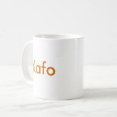 Kafo Koffiemok (Voorkant links)