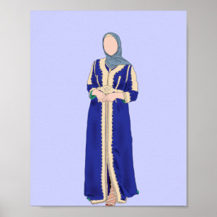 Kaftan - Marokkaanse traditionele Kaftan Poster