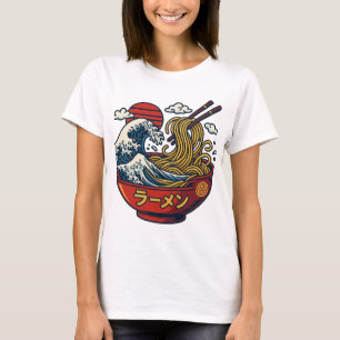 Kaganawa Wave Ramen T-shirt Japanse streetwear