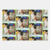 Kagan's kerstcadeautjes - Kat / Keuten Inpakpapier Vel (Voorkant 2)