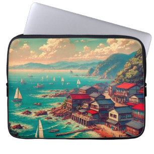 (Kagayaku Umibe) – Schitterende Kustlijn Laptop Sleeve