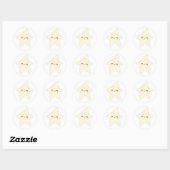 Kageko, Twinkelende Ster Ronde Sticker (Vel)