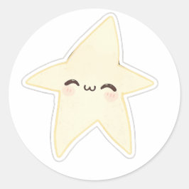 Kageko, Twinkelende Ster Ronde Sticker