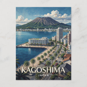 Kagoshima Japan Sakurajima Reizen Briefkaart