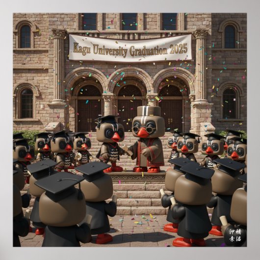 Kagu Graduation Ceremony Poster (Voorkant)