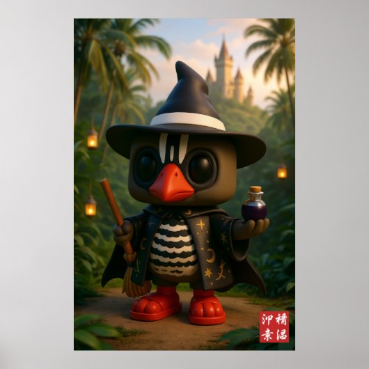 Kagu Potter Poster (Voorkant)