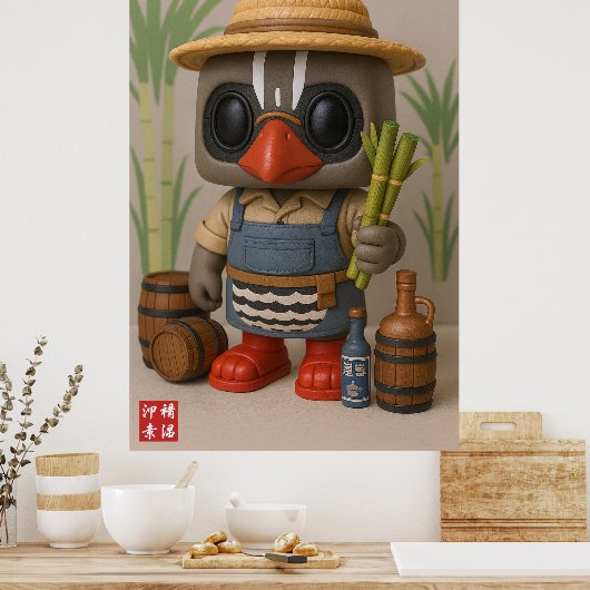 Kagu Satokibi Poster (Keuken)