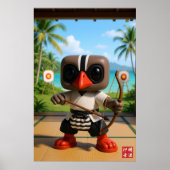 Kagu Tropical Kyudo Poster (Voorkant)