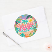 Kagu Tropical Ronde Sticker (Envelop)
