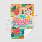 Kagu Tropical Tutti Frutti Golfhanddoek (Insitu)