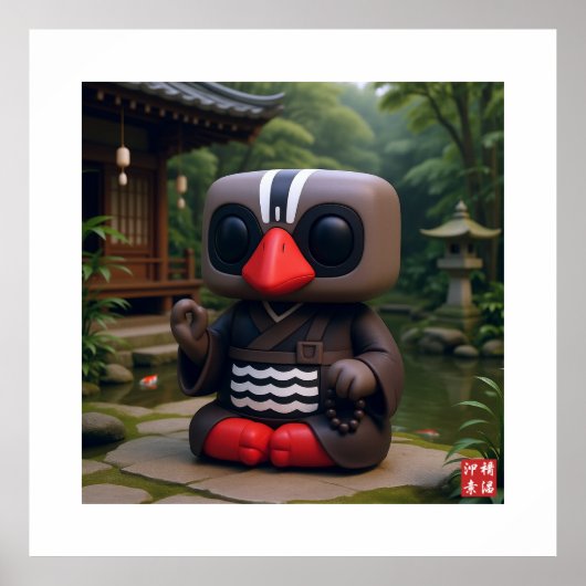 Kagu Zen Priest Poster (Voorkant)