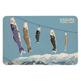 Kagura かぐら Niigata 新潟 1 - Koelkastmagneet Magneet