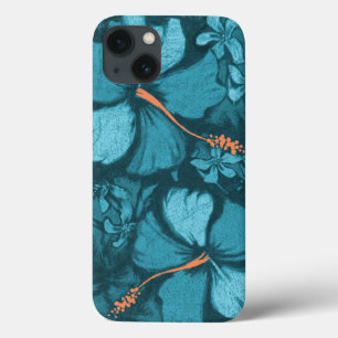 Kahala Hibiscus Hawaiian Lava Rock Illustratie Case-Mate iPhone Case
