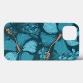 Kahala Hibiscus Hawaiian Lava Rock Illustratie Case-Mate iPhone Case (Achterkant (horizontaal))