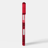 Kahala Hibiscus Hawaiian Lava Rock Red en Turq Case-Mate iPhone Case (Achterkant / Rechts)