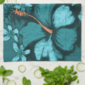 Kahala Hibiscus Hawaiian Tropical Kitchen Towel Theedoek (Gevouwen)