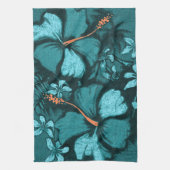Kahala Hibiscus Hawaiian Tropical Kitchen Towel Theedoek (Verticaal)