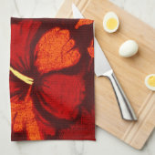 Kahala Hibiscus Hawaiian Tropical Kitchen Towel Theedoek (Quarter Fold)