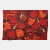 Kahala Hibiscus Hawaiian Tropical Kitchen Towel Theedoek (Horizontaal)