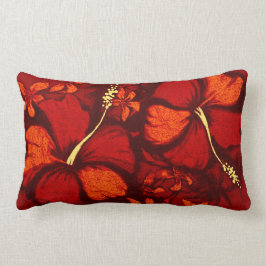 Kahala Hibiscus Hawaiian Tropical Lumbar Kussens