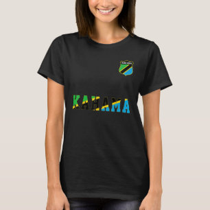 Kahama Tanzania Vlag Tanzaniaanse Mannen Vrouwen T-shirt