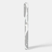 Kahanu Garden Hawaiian Palm Leaves Gray Case-Mate iPhone Case (Achterkant / Links)