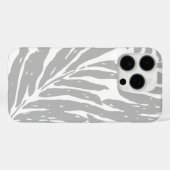Kahanu Garden Hawaiian Palm Leaves Gray Case-Mate iPhone Case (Achterkant (horizontaal))