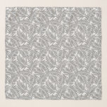 Kahanu Garden Hawaiian Palm Leaves Silver Sjaal<br><div class="desc">Zilvergrijs en witte kleurweg. Kahanu Garden ligt aan de Hana-kust van Maui en is de grootste inheemse florenbossen op de eilanden. Ons ontwerp is overmaatse handgetekende handpalmbladeren die deze gedurfde grafische verklaring vormen. Onze woningmeubelen zijn voorzien van positieve/negatieve kleurencombinaties in omkeerbare kussens en gecoördineerde tafeltextiel. Dit ontwerp komt in verschillende...</div>