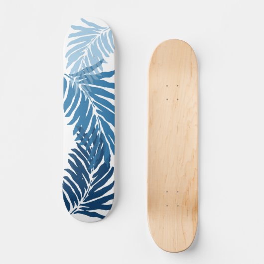 Kahanu Garden Hawaiian Palm Leaves Skateboard (Voorkant)