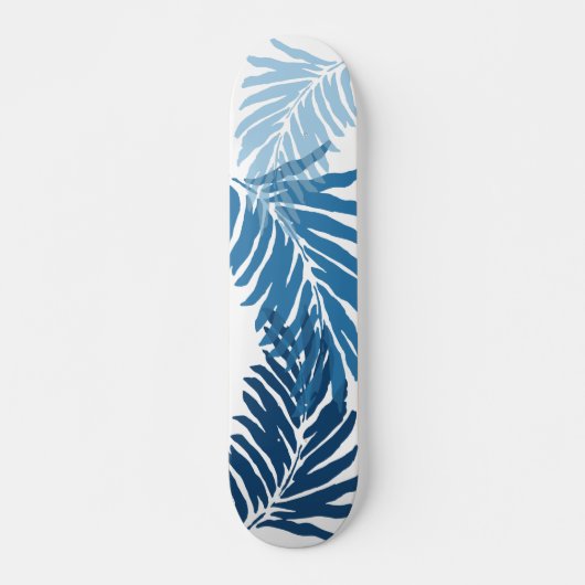 Kahanu Garden Hawaiian Palm Leaves Skateboard (Voorkant)
