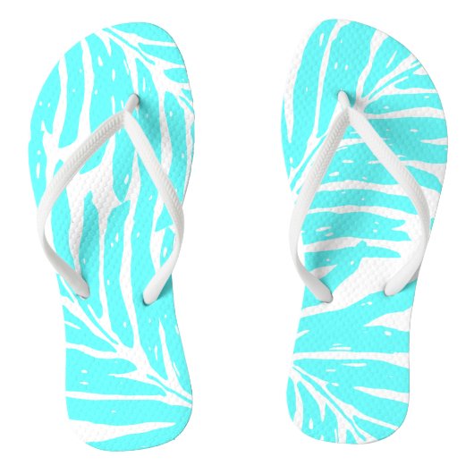 Kahanu Garden Hawaiian Palm Leaves Teenslippers (Voetbed)