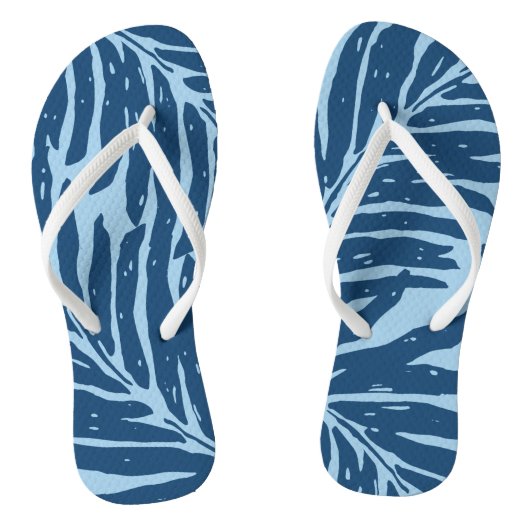 Kahanu Garden Hawaiian Palm Leaves Teenslippers (Voetbed)