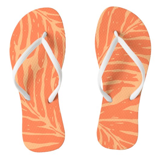 Kahanu Garden Hawaiian Palm Leaves Teenslippers (Voetbed)